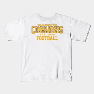 Vintage WST Commanders Football Kids T-Shirt